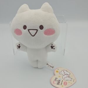 White and Pink Stuffed Animal